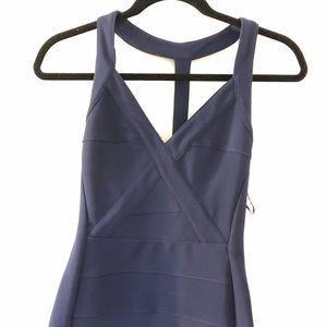 Navy bandage dress